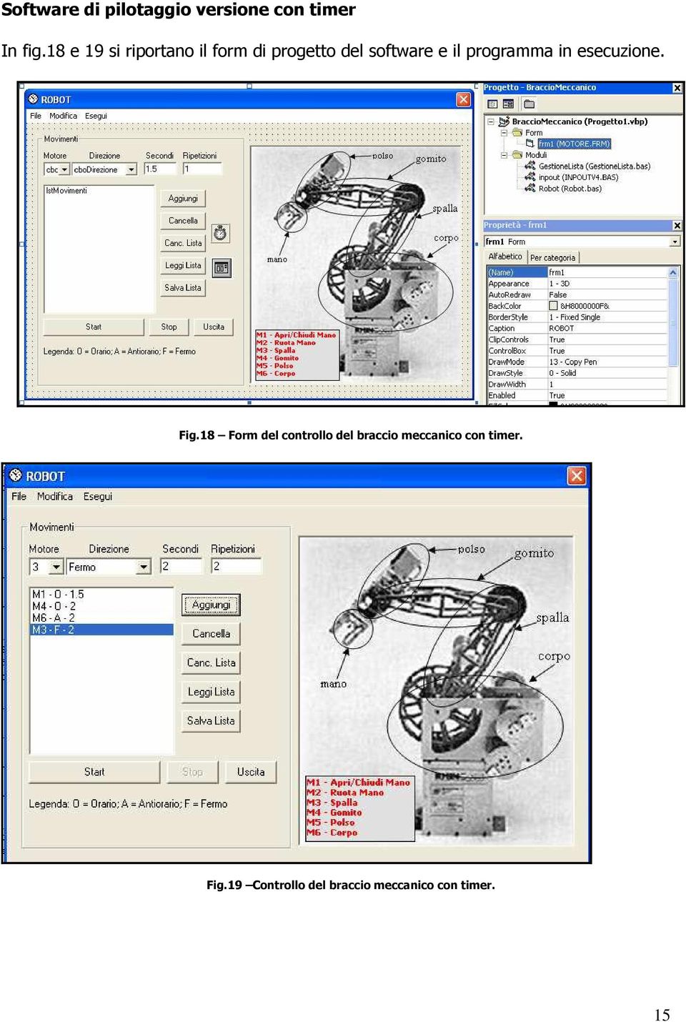 programma in esecuzione. Fig.