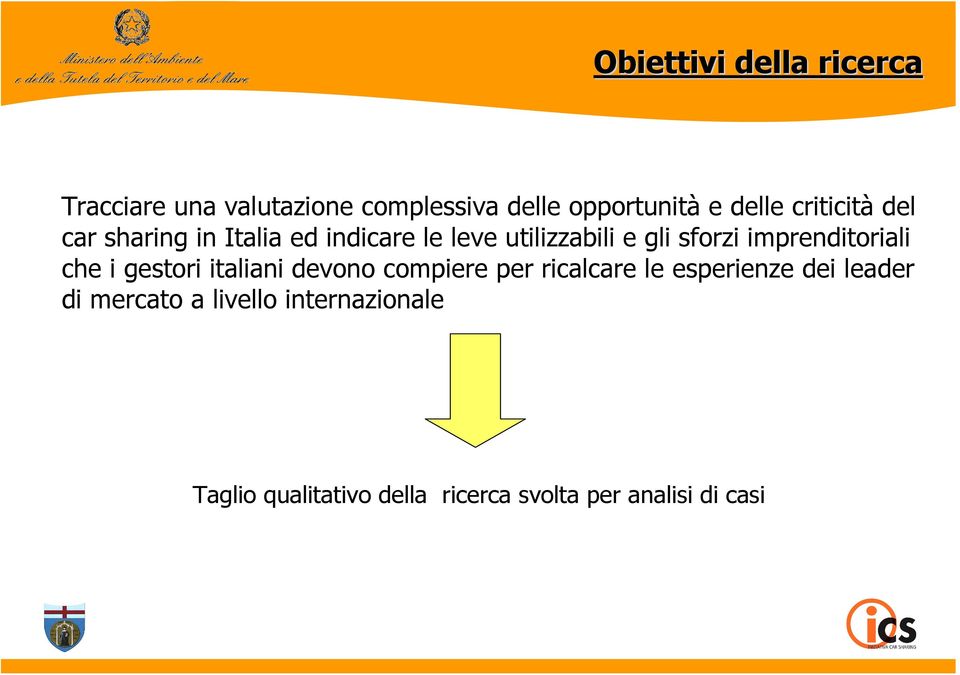 imprenditoriali che i gestori italiani devono compiere per ricalcare le esperienze dei