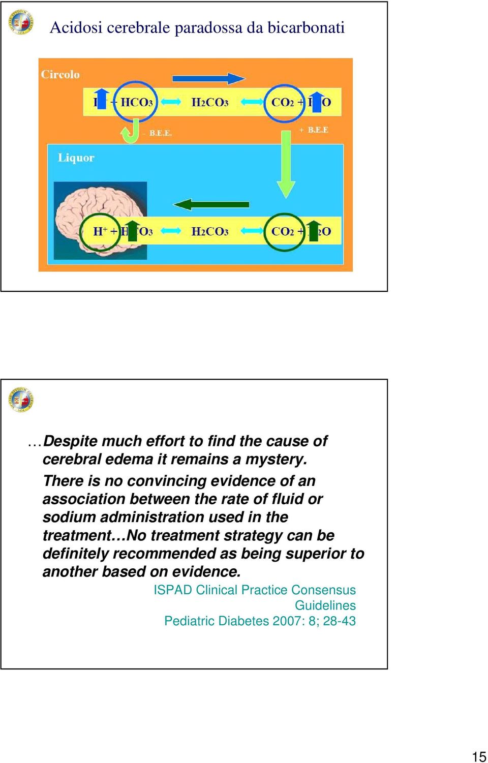 There is no convincing evidence of an association between the rate of fluid or sodium administration used