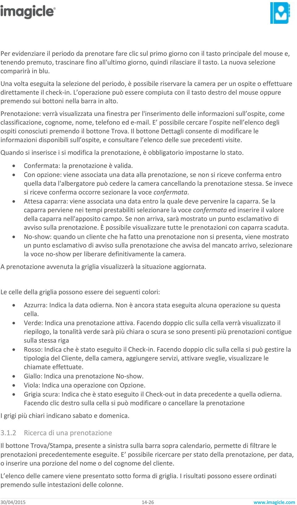 L operazione può essere compiuta con il tasto destro del mouse oppure premendo sui bottoni nella barra in alto.