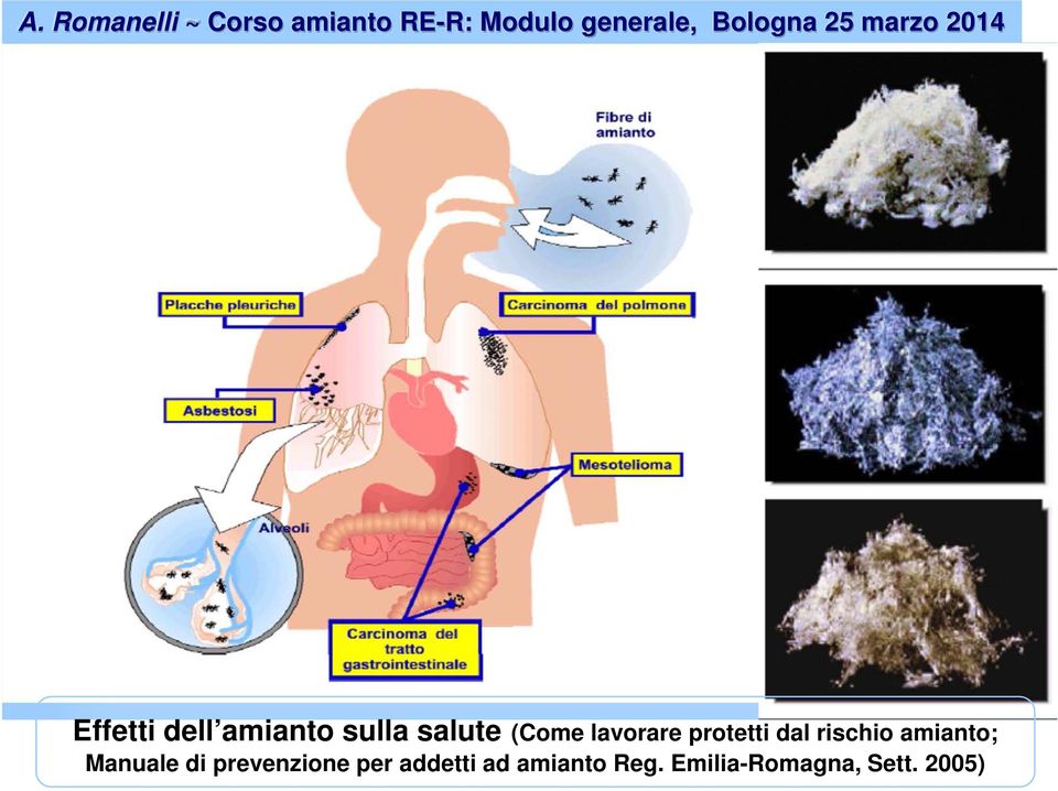 (Come lavorare protetti dal rischio amianto; Manuale di