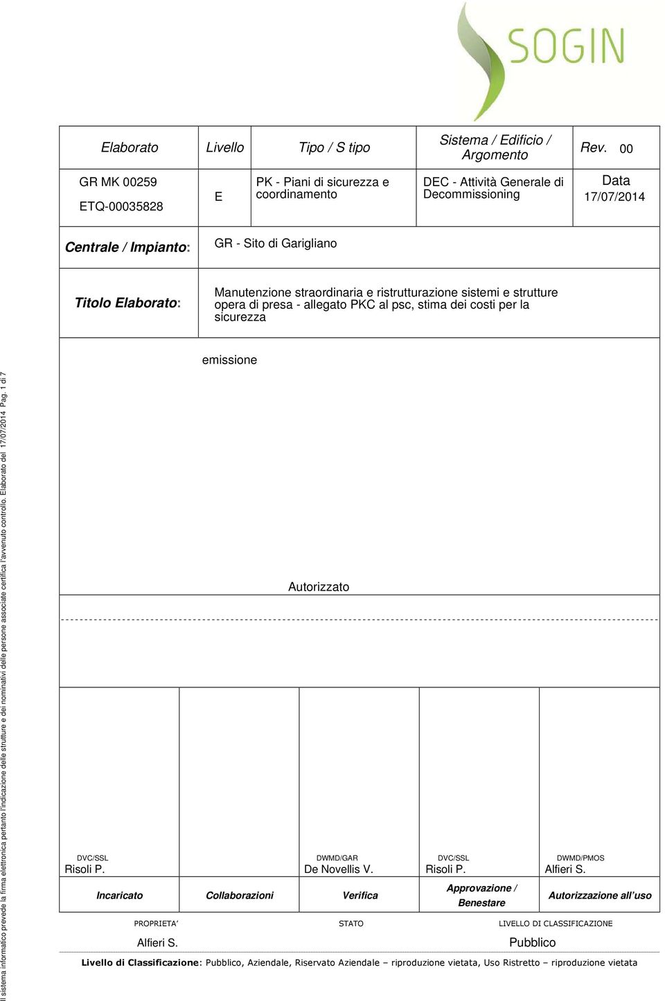 per la sicurezza emissione Il sistema informatico prevede la firma elettronica pertanto l'indicazione delle strutture e dei nominativi delle persone associate certifica l'avvenuto controllo.