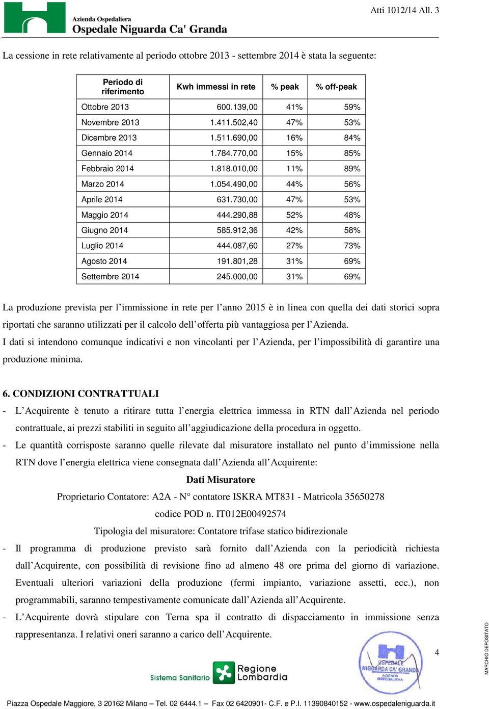 490,00 44% 56% Aprile 2014 631.730,00 47% 53% Maggio 2014 444.290,88 52% 48% Giugno 2014 585.912,36 42% 58% Luglio 2014 444.087,60 27% 73% Agosto 2014 191.801,28 31% 69% Settembre 2014 245.