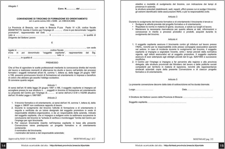 it/portale Modulo scaricabile dal