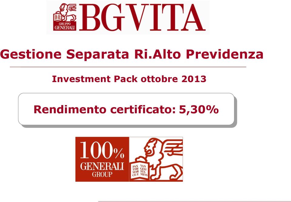 Investment Pack ottobre