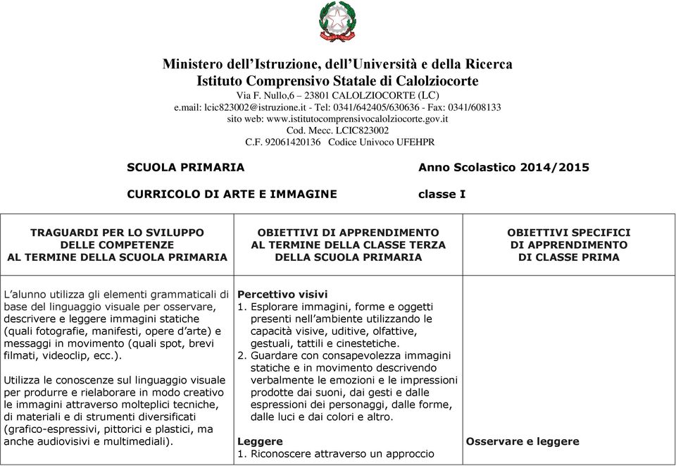 x: 0341/608133 sito web: www.istitutocomprensivocalolziocorte.gov.it Cod. Mecc. LCIC823002 C.F.