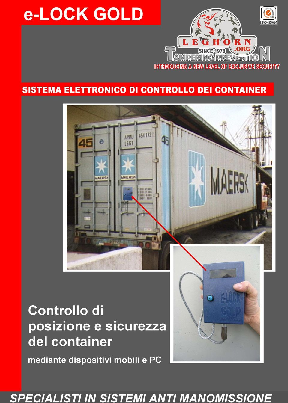 sicurezza del container mediante dispositivi