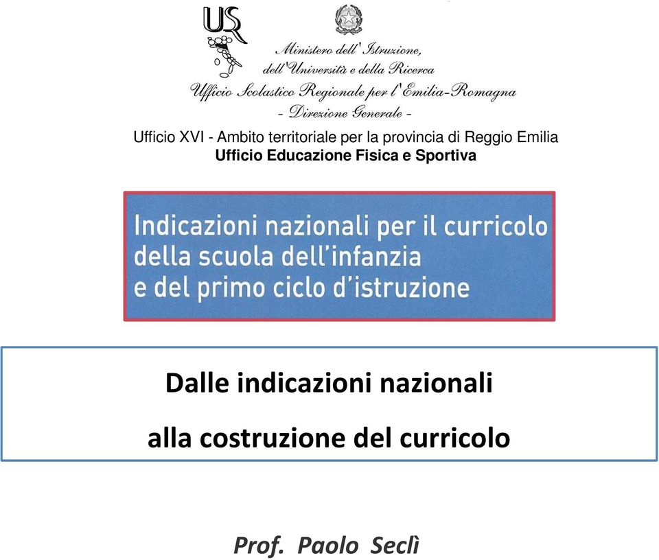 Educazione Fisica e Sportiva Dalle