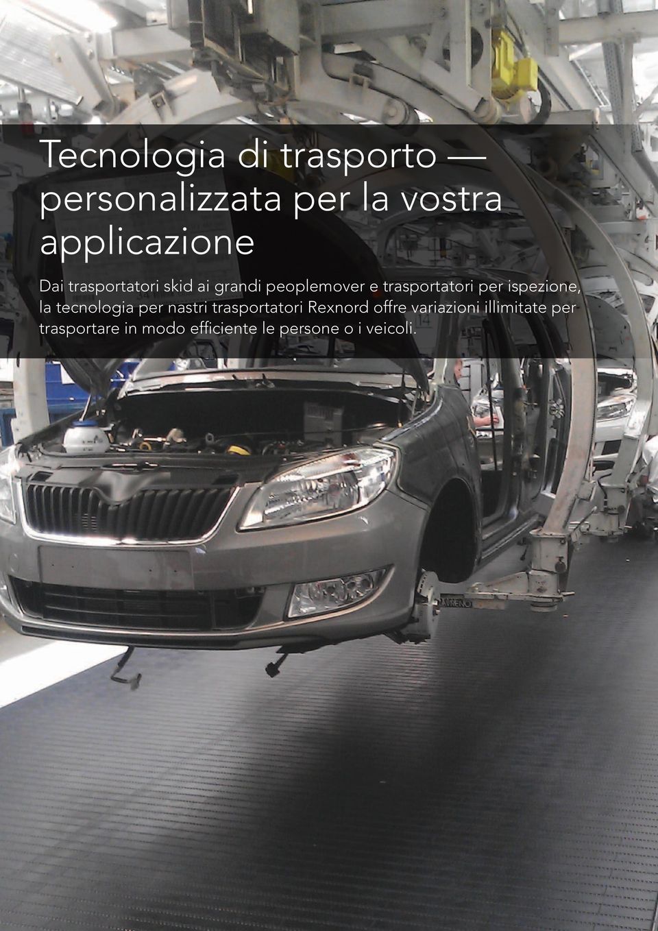 ispezione, la tecnologia per nastri trasportatori Rexnord offre