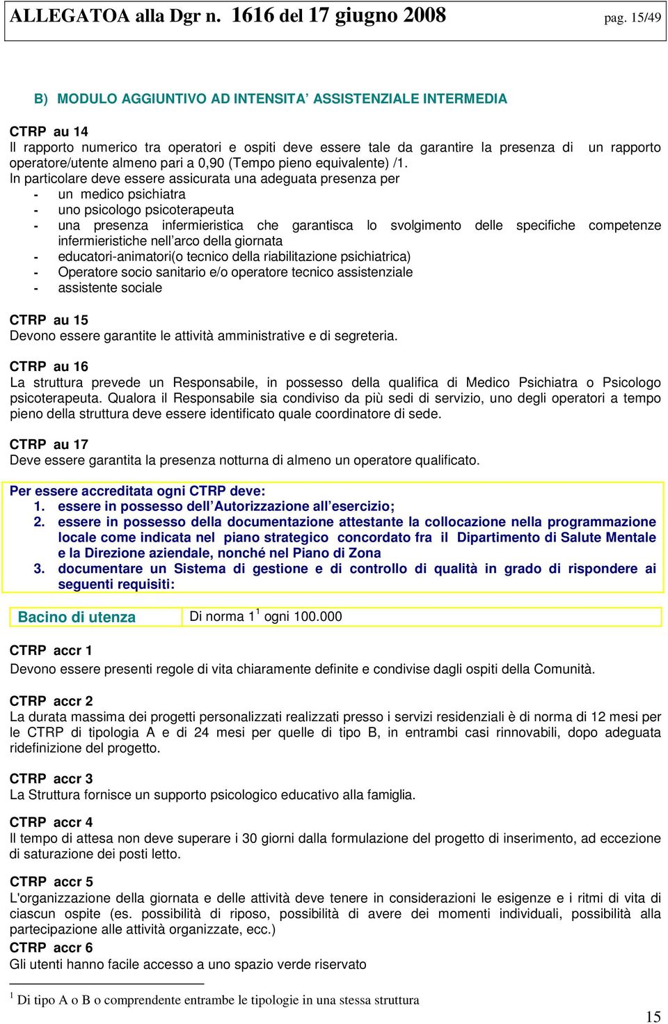 almeno pari a 0,90 (Tempo pieno equivalente) /1.