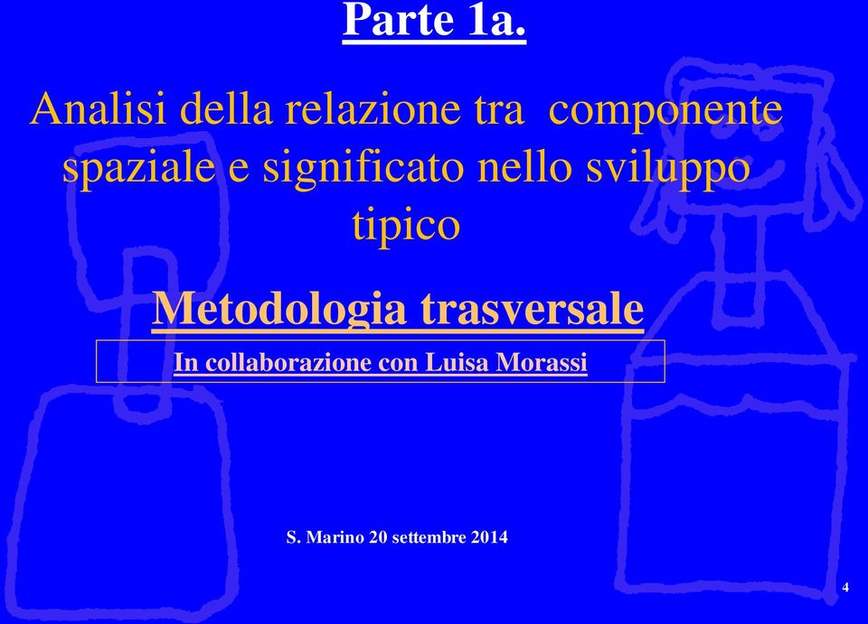 spaziale e significato nello sviluppo tipico