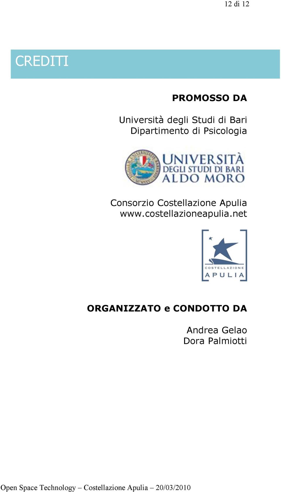 Consorzio Costellazione Apulia www.
