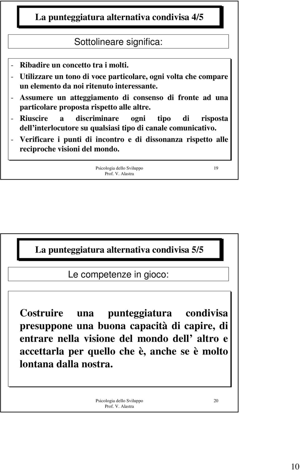 - Assumere un atteggiamento di consenso di fronte ad una particolare proposta rispetto alle altre.