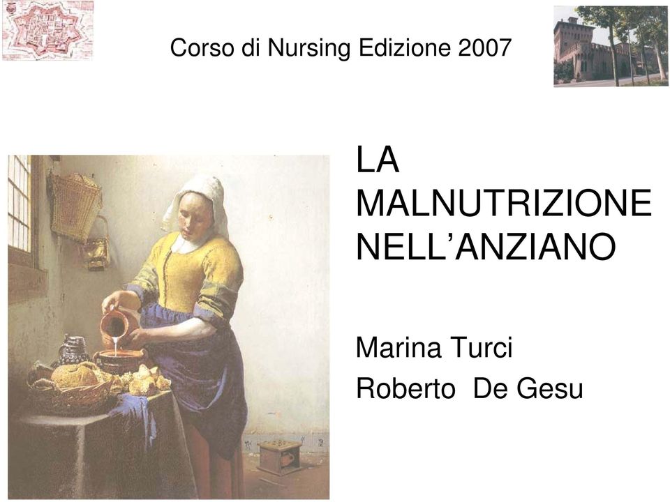 MALNUTRIZIONE NELL