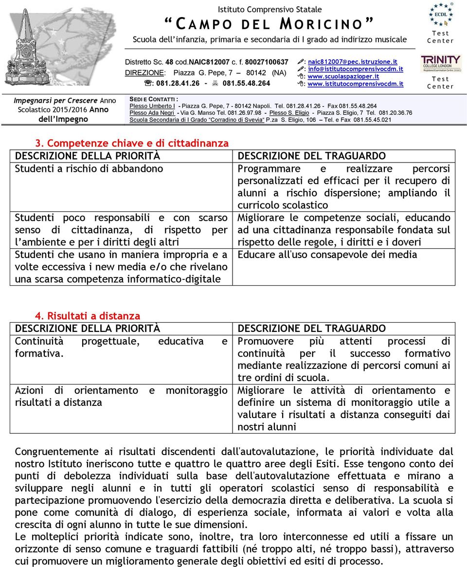 cittadinanza responsabile fondata sul rispetto delle regole, i diritti e i doveri Studenti che usano in maniera impropria e a Educare all'uso consapevole dei media volte eccessiva i new media e/o che