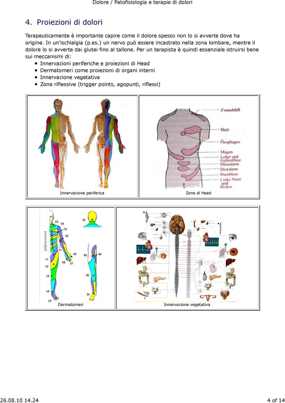 ) un nervo può essere incastrato nella zona lombare, mentre il dolore lo si avverte dai glutei fino al tallone.