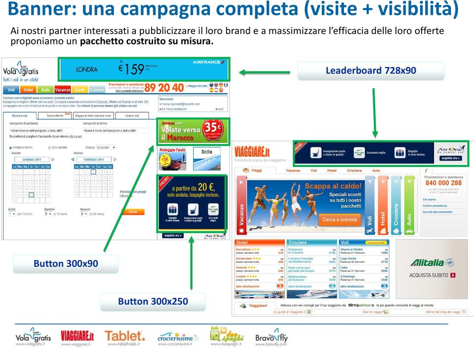 massimizzare l efficacia delle loro offerte proponiamo un