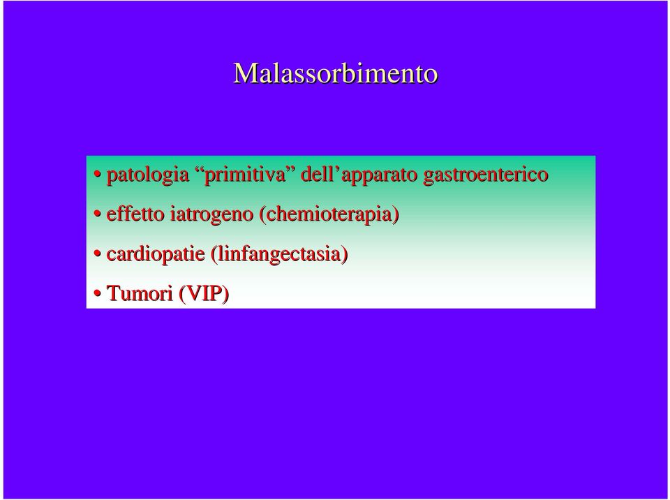 iatrogeno (chemioterapia) cardiopatie