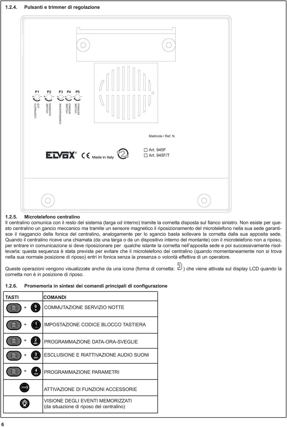 analogamente per lo sgancio basta sollevare la cornetta dalla sua apposita sede.