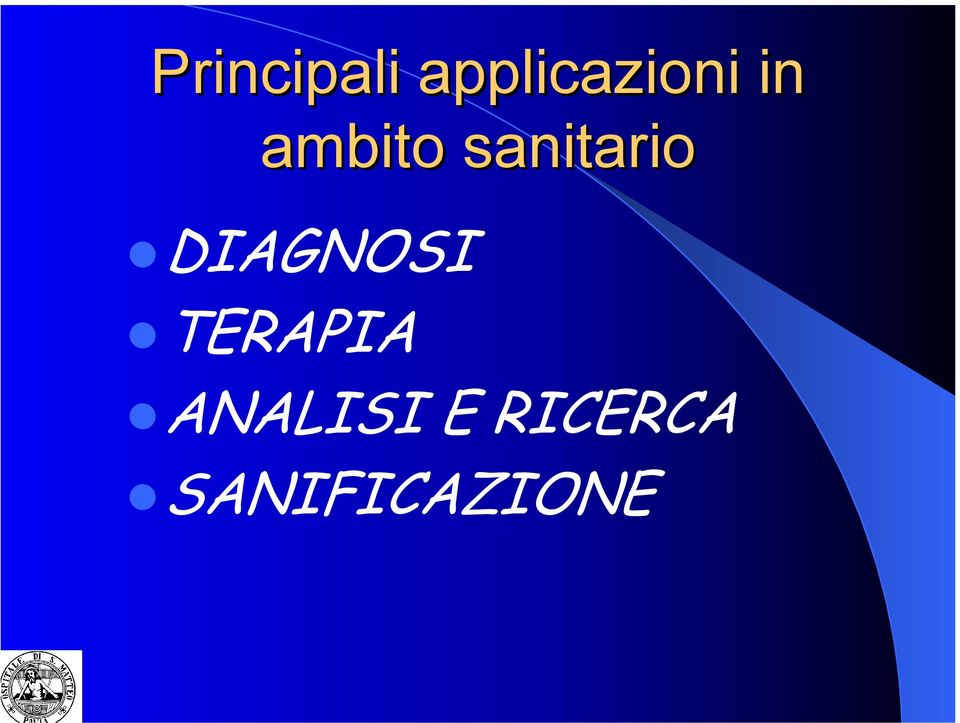 sanitario DIAGNOSI