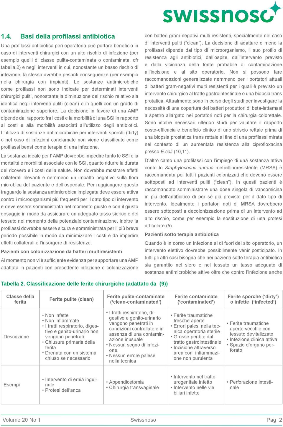 Le sostanze antimicrobiche come profilassi non sono indicate per determinati interventi chirurgici puliti, nonostante la diminuzione del rischio relativo sia identica negli interventi puliti (clean)