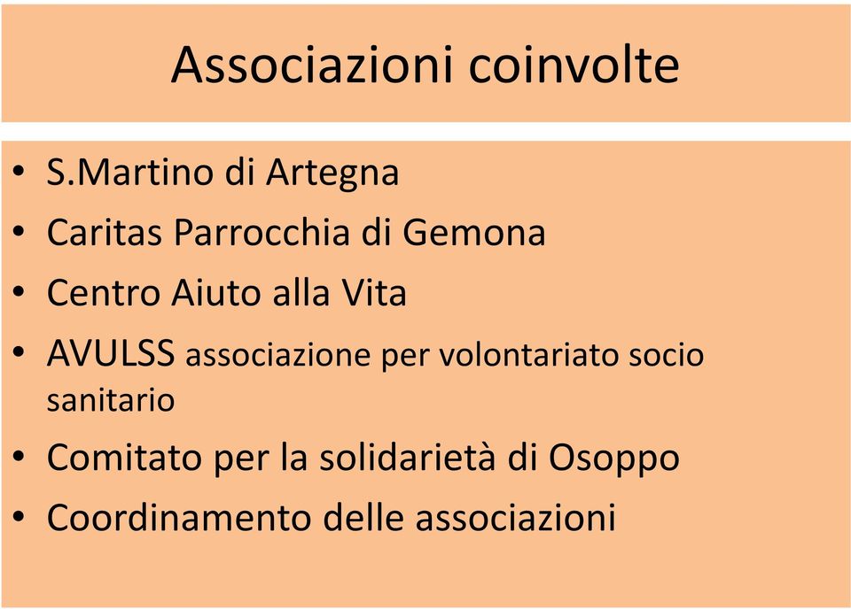 Aiuto alla Vita AVULSS associazione per volontariato