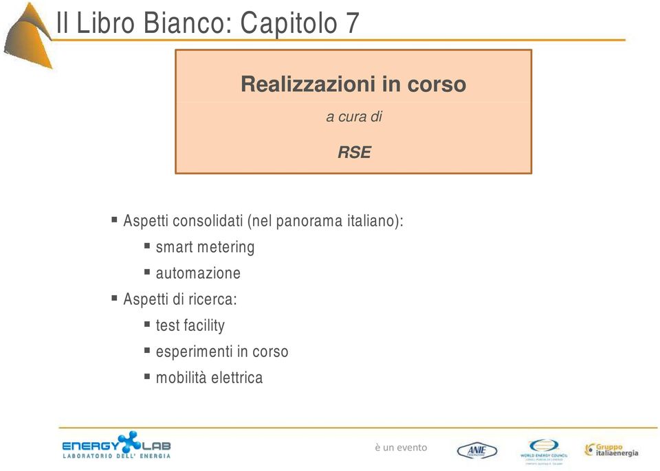 italiano): smart metering automazione Aspetti di