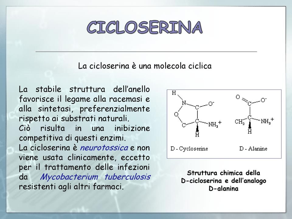 Ciò risulta in una inibizione competitiva di questi enzimi.