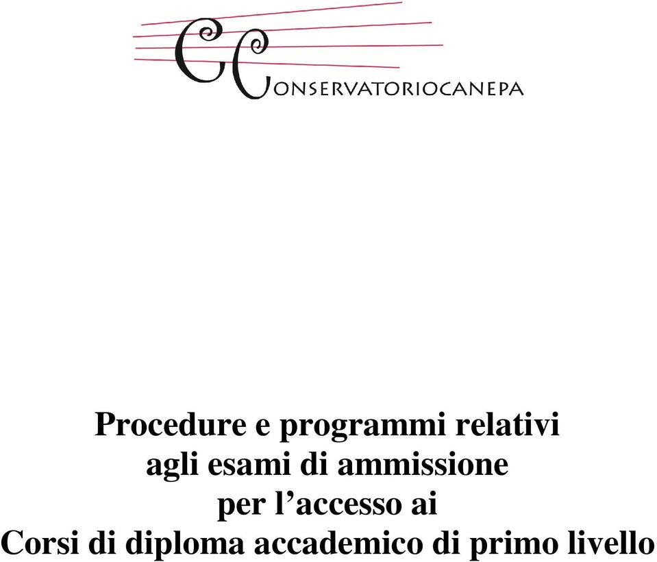 ammissione per l accesso ai