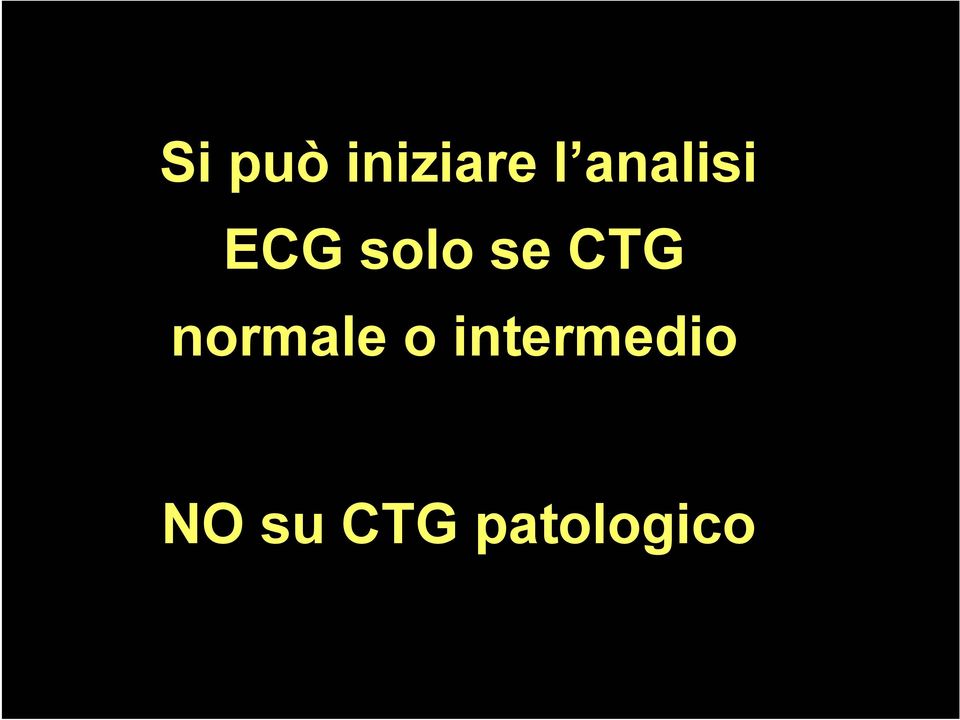 CTG normale o