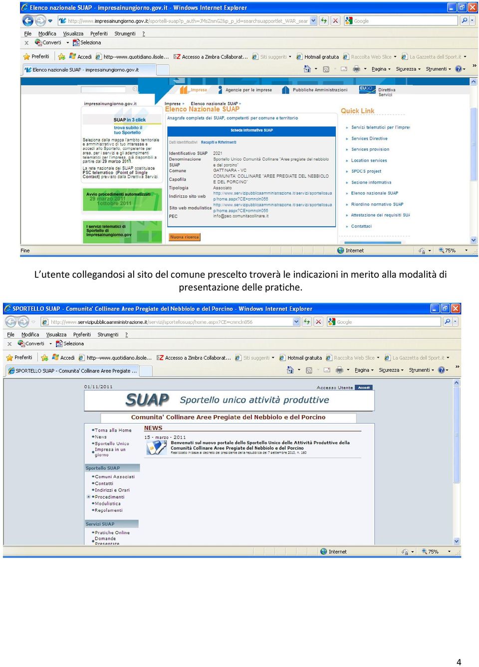 indicazioni in merito alla