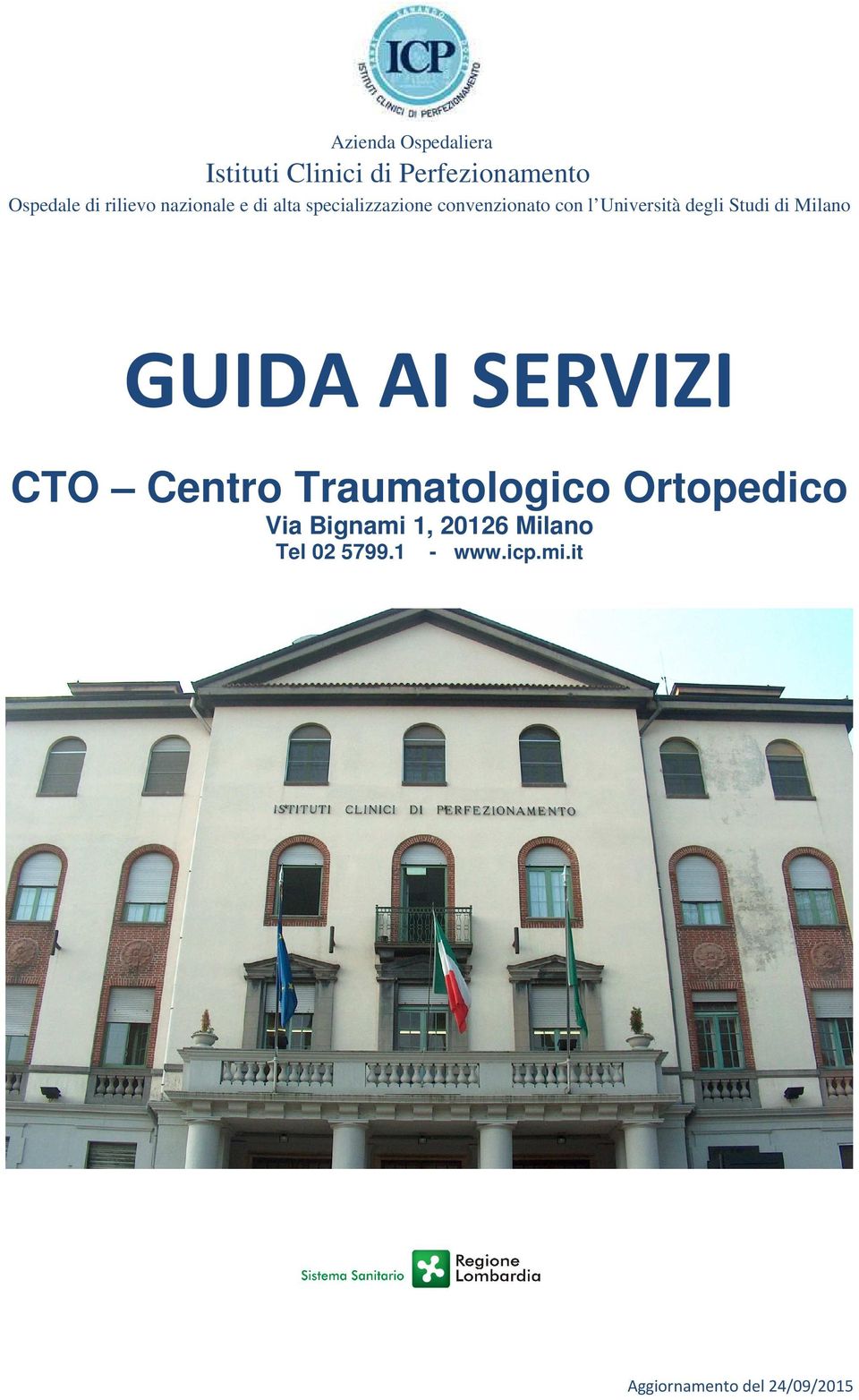 Università degli Studi di Milano GUIDA AI SERVIZI CTO Centro