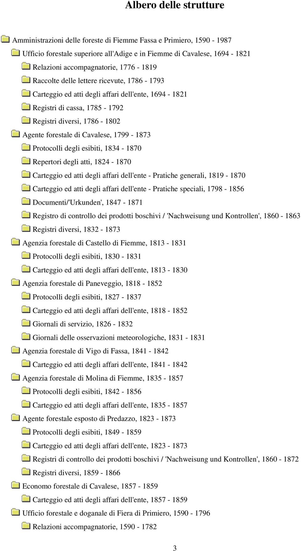 1799-1873 Protocolli degli esibiti, 1834-1870 Repertori degli atti, 1824-1870 Carteggio ed atti degli affari dell'ente - Pratiche generali, 1819-1870 Carteggio ed atti degli affari dell'ente -