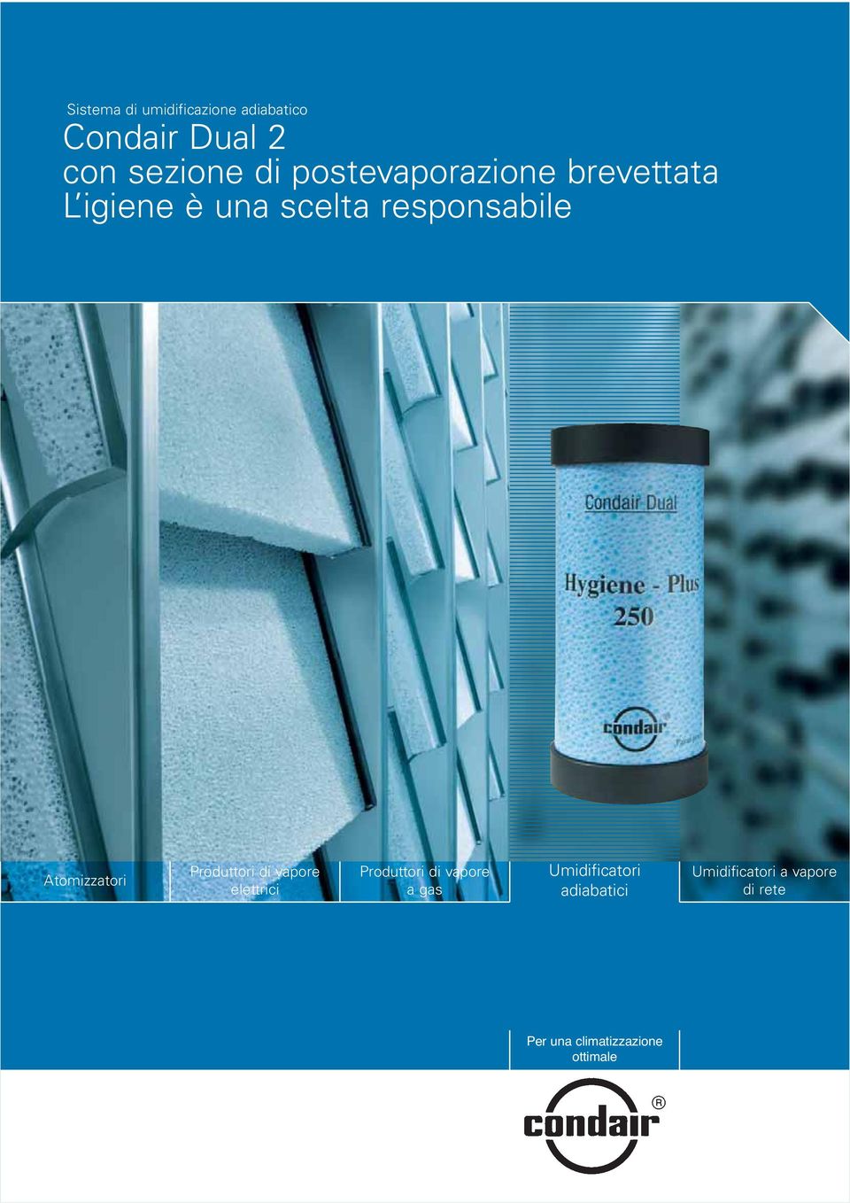 elettrici Produttori di vapore a gas Umidificatori adiabatici Umidificatori a vapore di