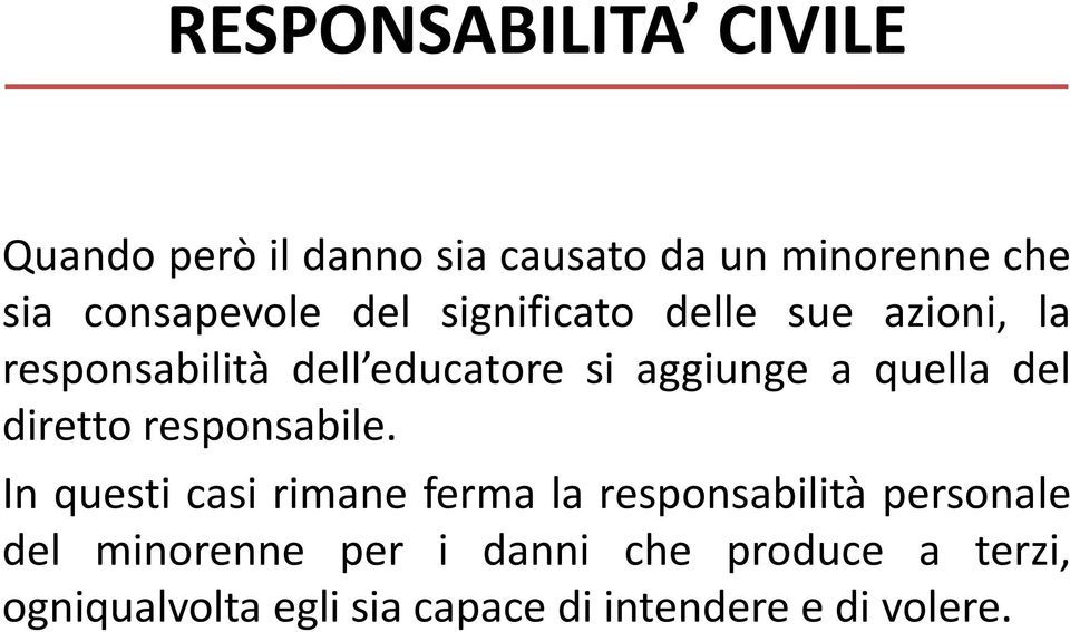 del diretto responsabile.