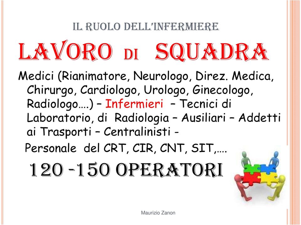 ) Infermieri Tecnici di Laboratorio, di Radiologia Ausiliari Addetti ai