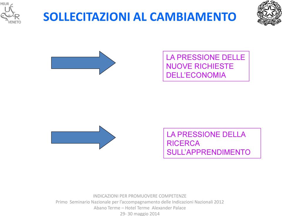 RICHIESTE DELL ECONOMIA LA