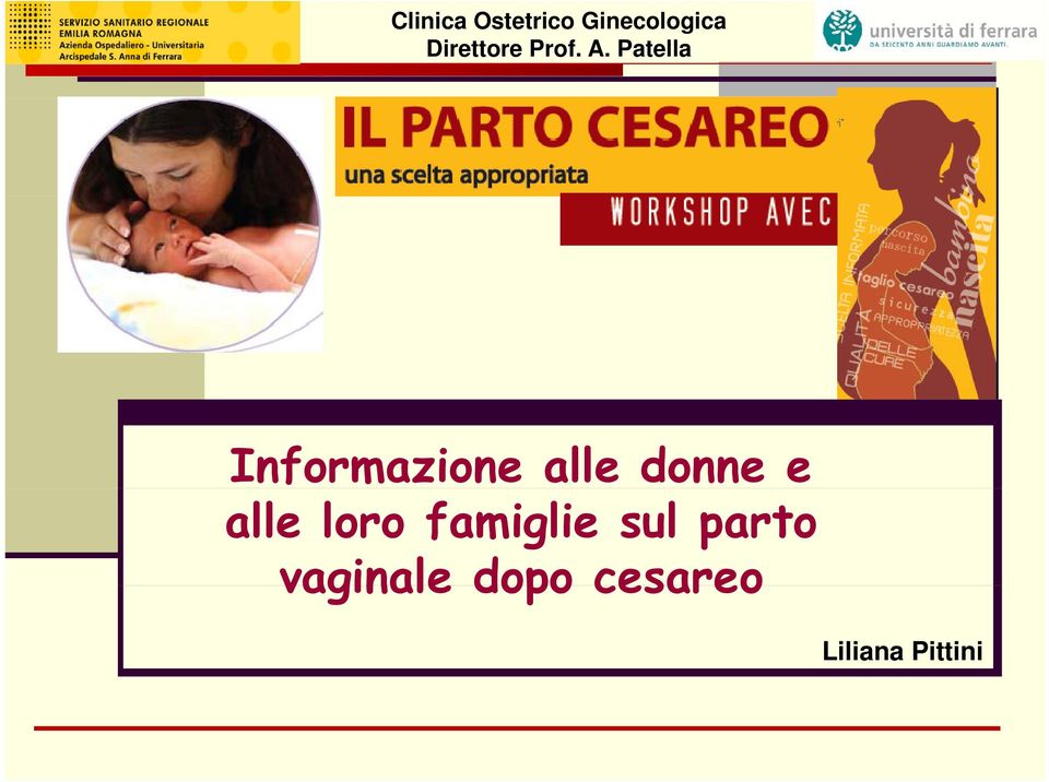 Patella Informazione alle donne e