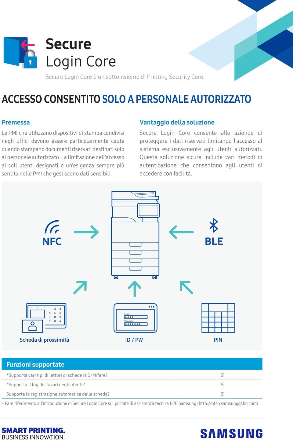 destinati solo al personale autorizzato. La limitazione dell'accesso ai soli utenti designati è un'esigenza sempre più sentita nelle PMI che gestiscono dati sensibili.