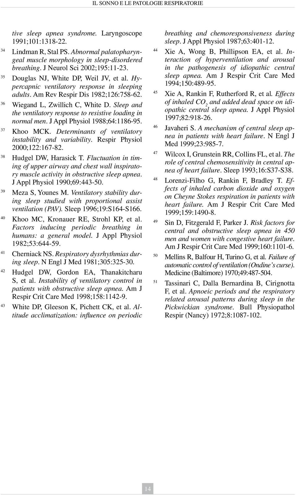 Sleep and the ventilatory response to resistive loading in normal men. J Appl Physiol 1988;64:1186-95. 37 Khoo MCK. Determinants of ventilatory instability and variability.