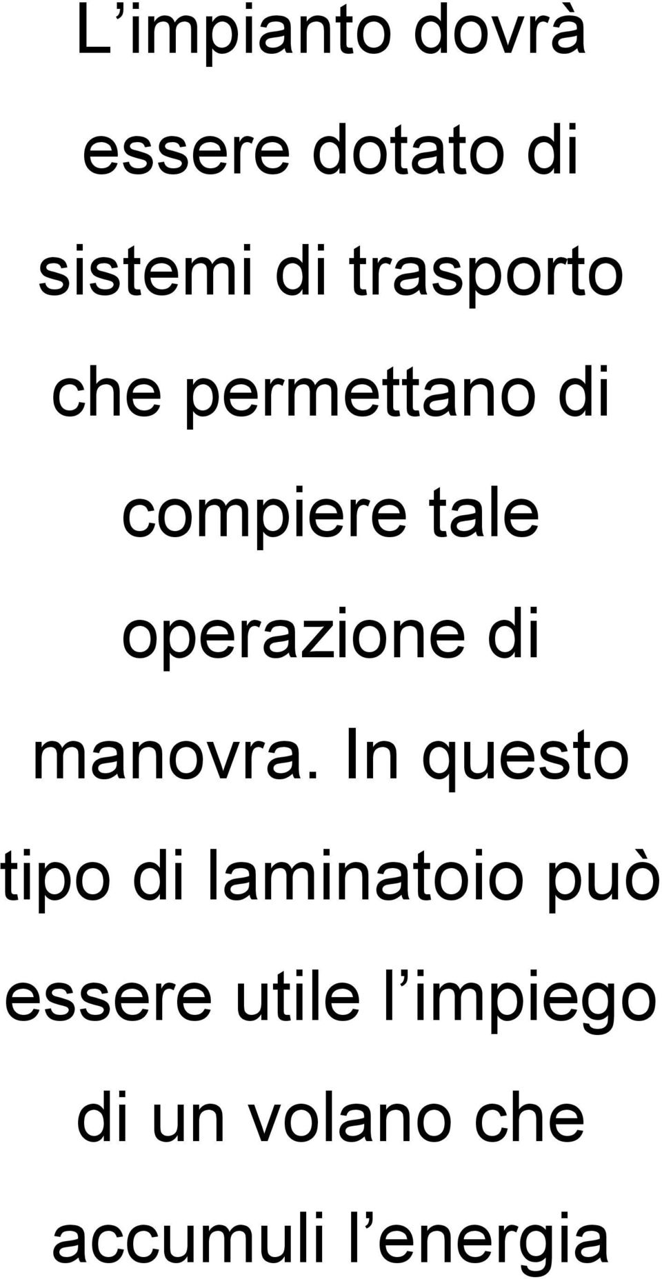 operazione di manovra.