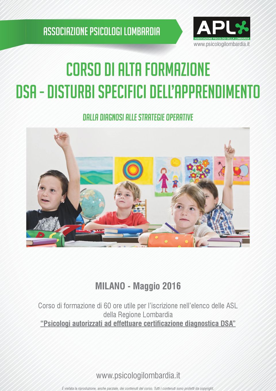 associazione psicologi lombardia CORSO DI ALTA FORMAZIONE DSA - DISTURBI SPECIFICI DELL APPRENDIMENTO DALLA