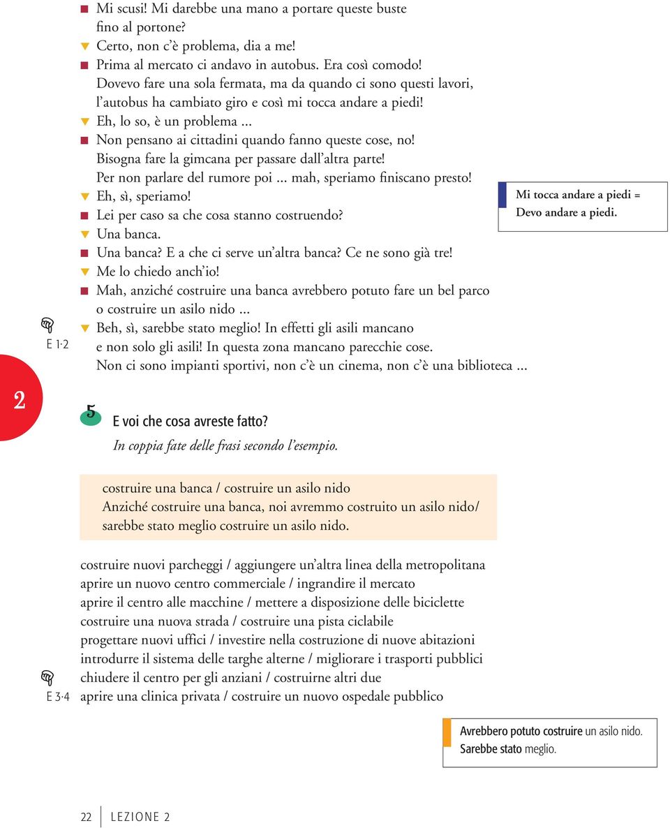 Bisogna fare a gimcana per passare da atra parte! Per non parare de rumore poi... mah, speriamo finiscano presto! Eh, sì, speriamo!