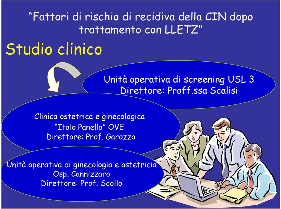 ssa Scalisi Clinica ostetrica e ginecologica Italo Panella OVE Direttore: