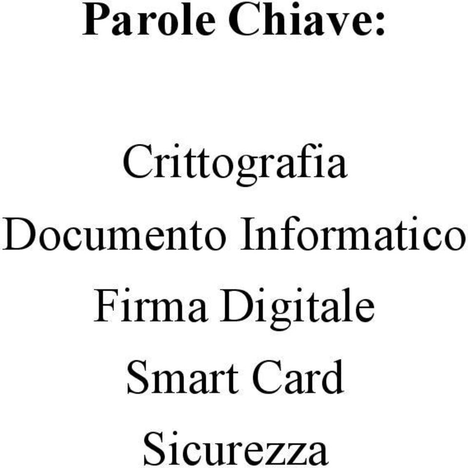 Documento Informatico