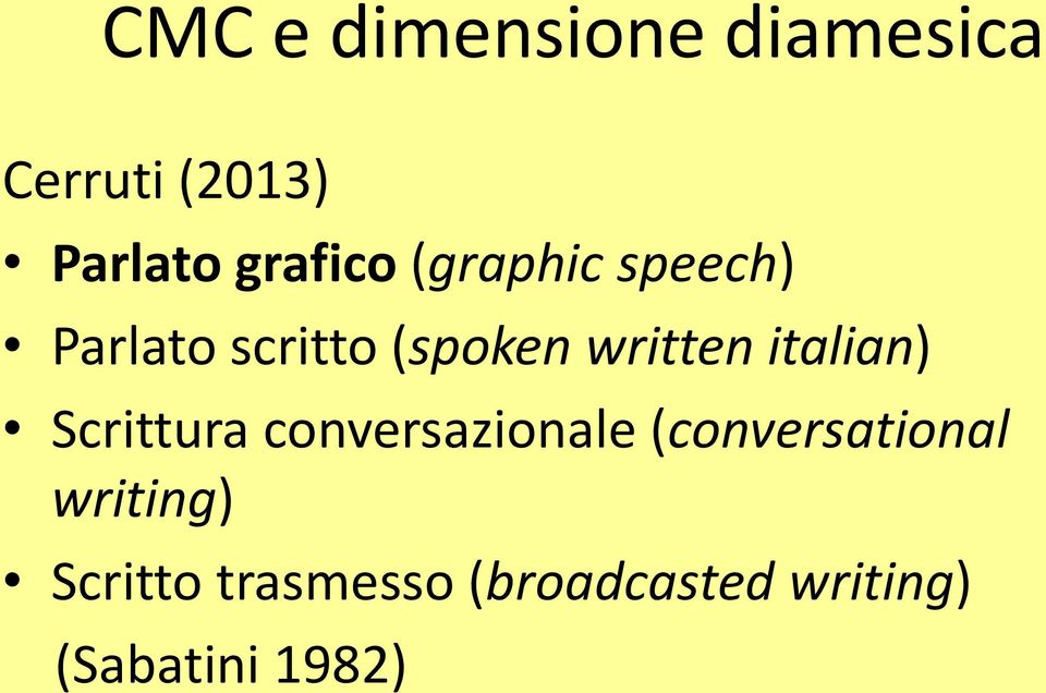 written italian) Scrittura conversazionale