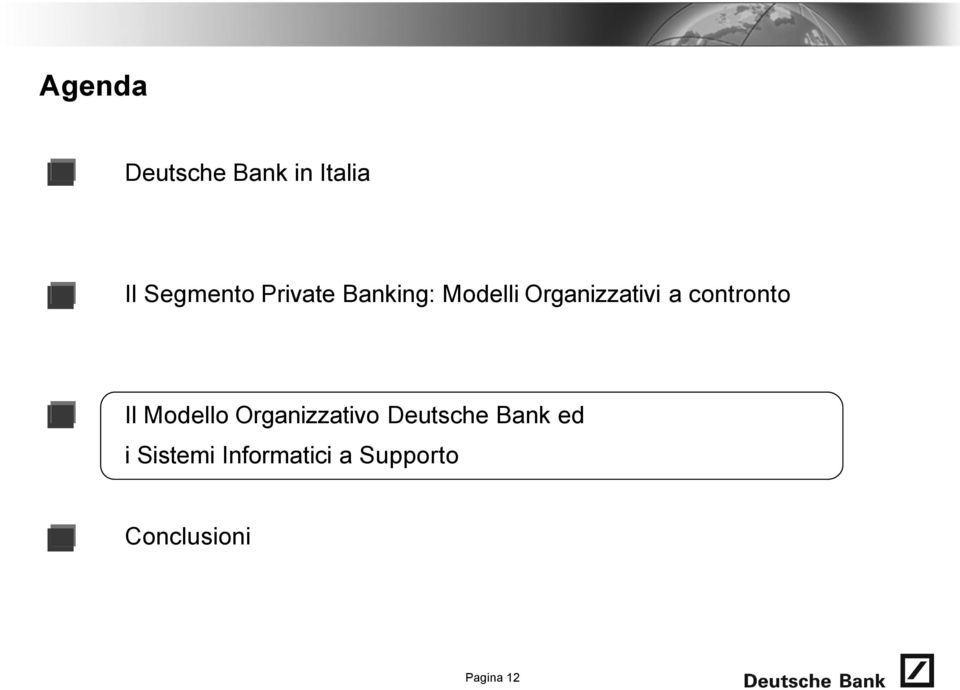 contronto Il Modello Organizzativo Deutsche