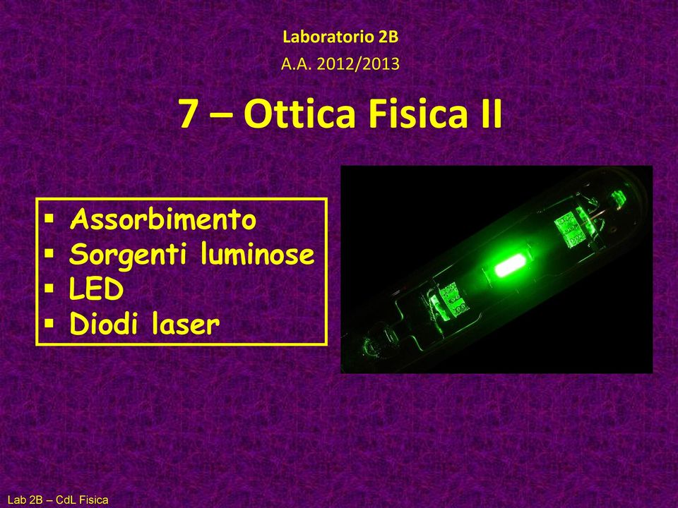 Fisica Assorbimento