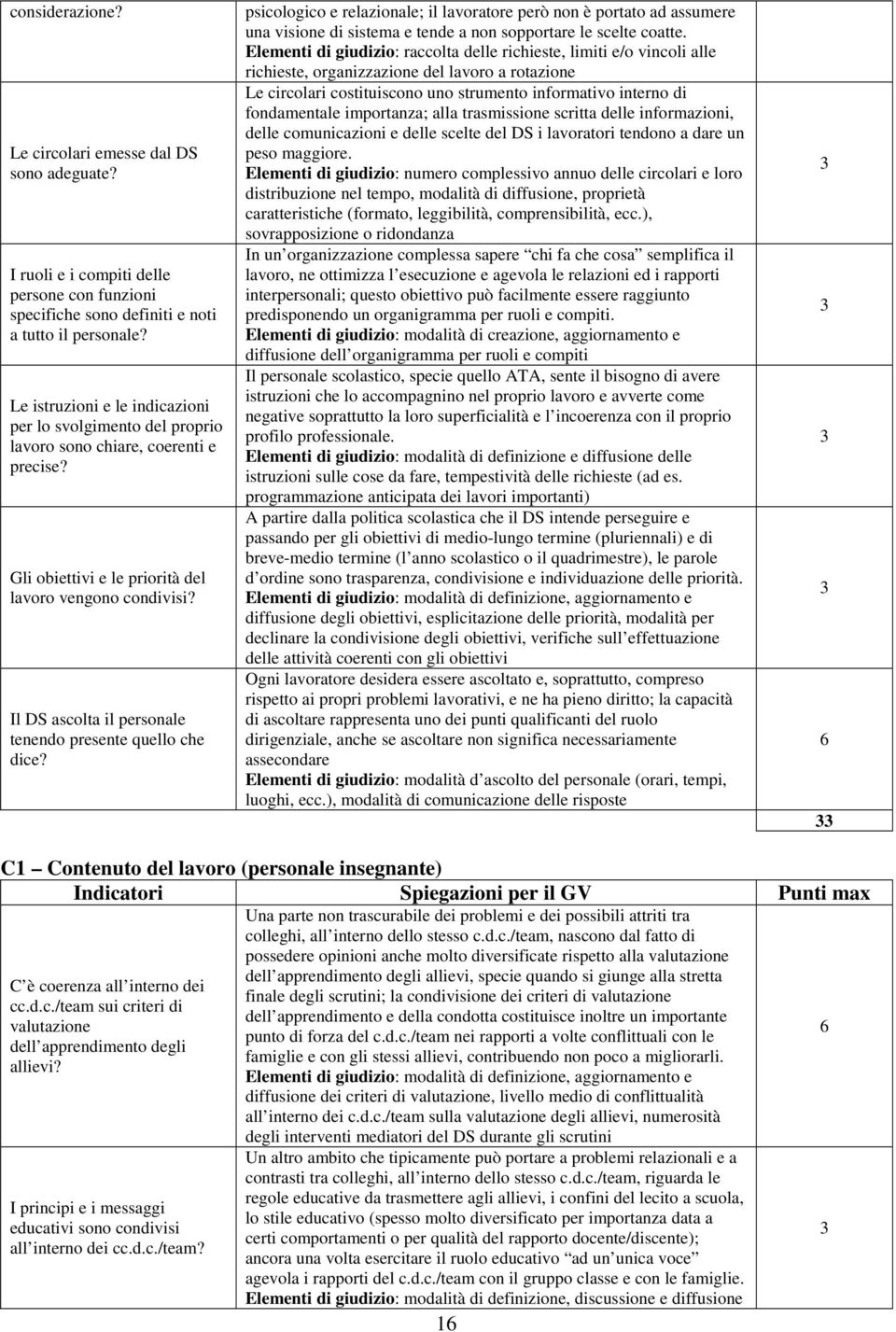 Il DS ascolta il personale tenendo presente quello che dice? psicologico e relazionale; il lavoratore però non è portato ad assumere una visione di sistema e tende a non sopportare le scelte coatte.