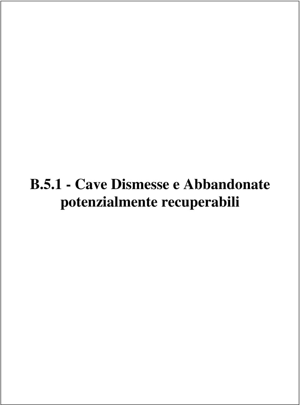 Abbandonate